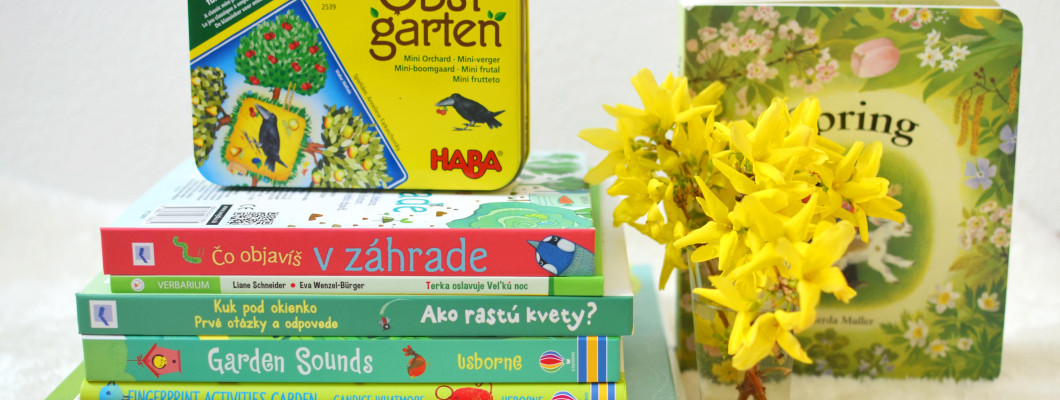 Jarné tipy na detské knihy a hračky