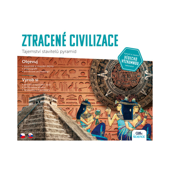 Stratené civilizácie: Archeologická sada s nástrojmi a artefaktmi.