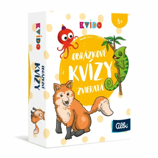 Obrázkové kvízy pre deti zvieratá Kvído hra