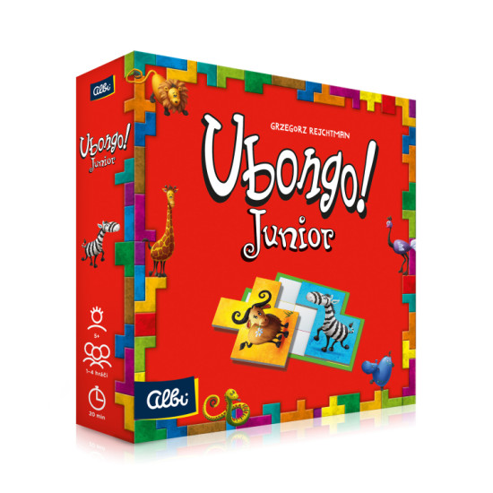 Ubongo Junior je variantom obľúbenej rodinnej hry, ktorá je tentokrát určená priamo deťom.
