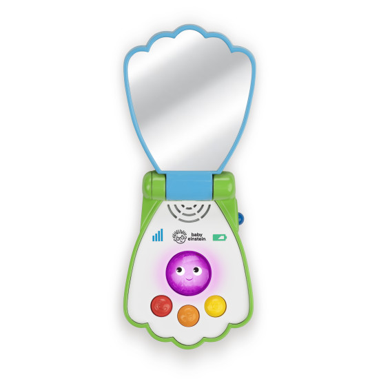 Hudobný hračkársky telefón v tvare mušle bude určite patriť k najobľúbenejším hračkám doma alebo na cestách.
