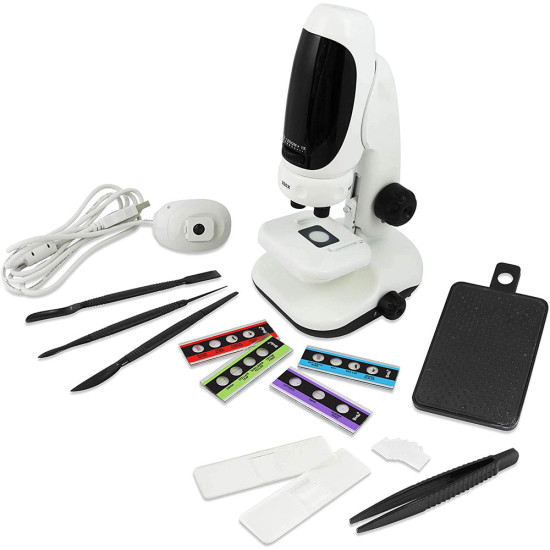 Digitálny mikroskop je jedinečný svojou schopnosťou spolupracovať s modernými telefónmi a počítačmi. 