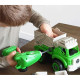 Stavebnica smetiarskeho auta (2 varianty vzhľadu auta) na diaľkové ovládanie, ktoré si dieťa zostaví samo. 