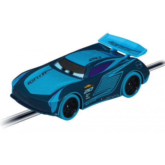 Carrera GO/GO+ 64221 Jackson Storm – Glow Racer - pretekárske autíčko pre deti