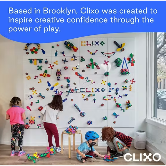 Kreativní magnetická stavebnice pro děti Clixo 30 ks