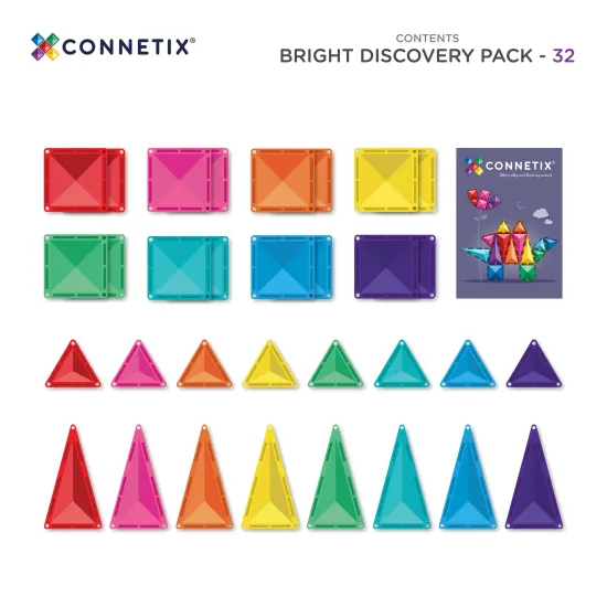 Magnetická stavebnica Bright Discovery Pack 32 dielov