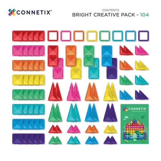 Magnetická stavebnica Bright Creative Pack 104 dielov