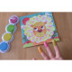 Kreatívna súprava pre deti Prstové farby Zvieratá