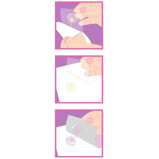 Ylvi Omaľovánka Stick & Shine s nálepkami a trblietavými fóliami