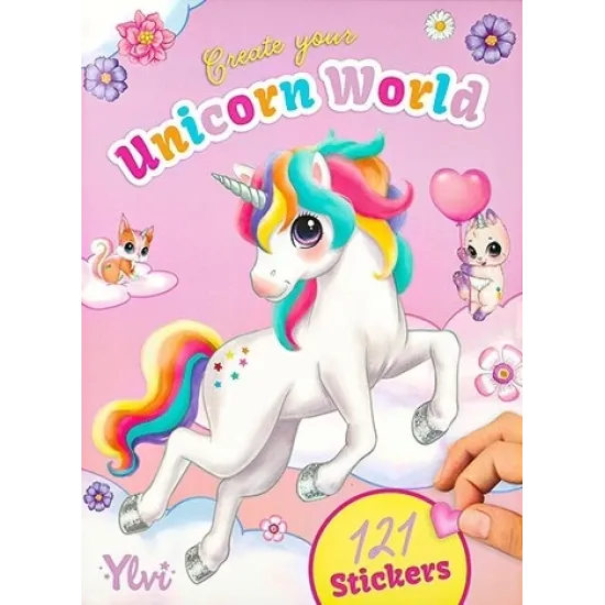 Nálepkový zošit so samolepkami Jednorožcov svet