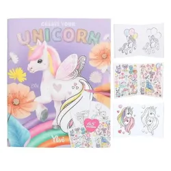 Kreatívny zošit so samolepkami Vytvor si jednorožca