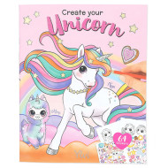 Kreatívne omaľovánky so samolepkami Unicorn