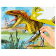 Poskladaj si dinosaurov. Obľúbený kreatívny zošit v jedinečnom dizajne kolekcie Dino World.