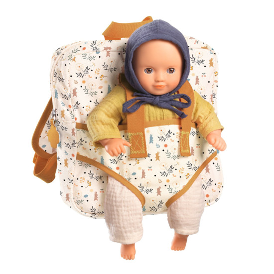 Batohový nosič pre bábiky ale aj ďalšie potreby a doplnky.