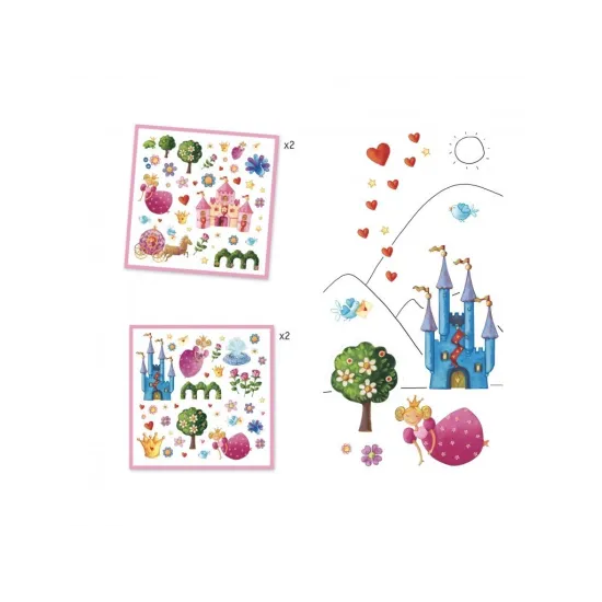 Samolepky Princezné