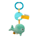 Závesná senzorická hračka s hryzátkom Veľryba pre rozvoj zmyslov Dolce