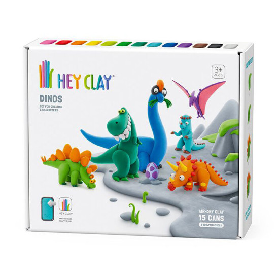 Vymodelujte si originálne postavičky dinosaurov s Hey Clay.