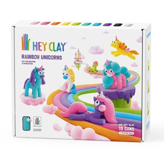 Vymodelujte si originálne postavičky jednorožcov s Hey Clay.