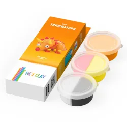 Hey Clay Dinosaury Triceratops