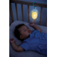 Nočná lampička Tuleň s melódiami pomôže vášmu dieťaťu pri samostatnom zaspávaní v postieľke.