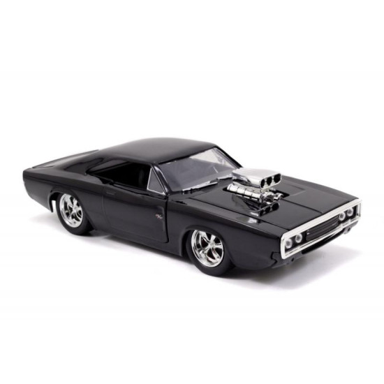 Mini RC Dodge Charger na diaľkové ovládanie v čiernom vyhotovení