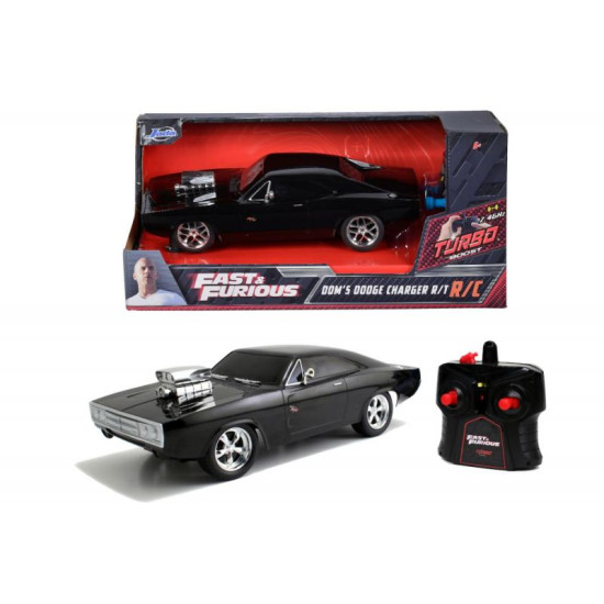 Mini RC Dodge Charger na diaľkové ovládanie v čiernom vyhotovení