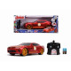 RC auto Marvel Iron Man 2016 Chevy Camaro v červenej farbe, na diaľkové ovládanie, mierka 1:16