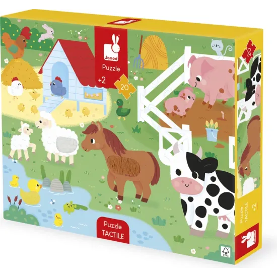 Dotykové puzzle Farma