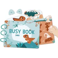 Interaktívna kniha s aktivitami Busy Book Dino