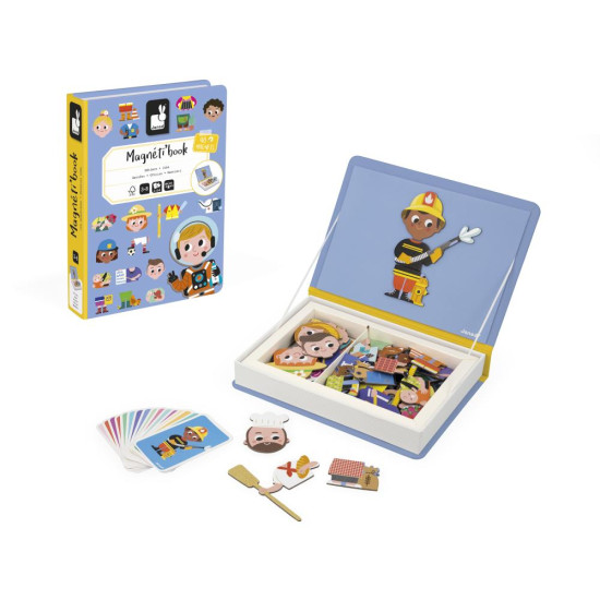 S touto milou farebnou magnetickou hračkou sa vaše dieťa zoznámi so 16 povolaniami s možnosťou vymyslieť ich ešte oveľa viac! 