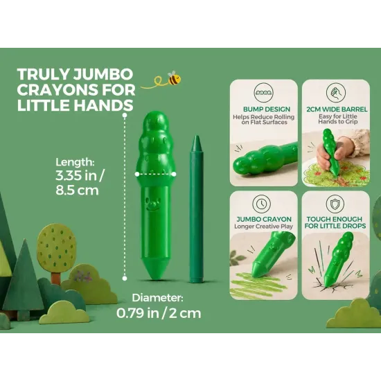 Jarmelo Jumbo voskovky Tree Sprites 8 ks – model JA99384
