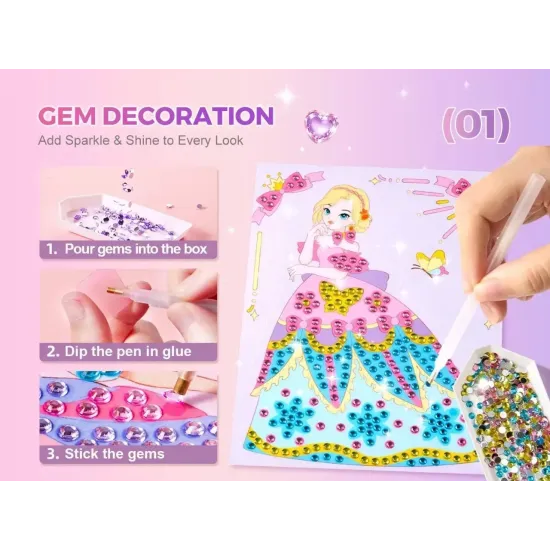 Jarmelo Kreatívna sada Fashion Girls Make-up – model JA99421
