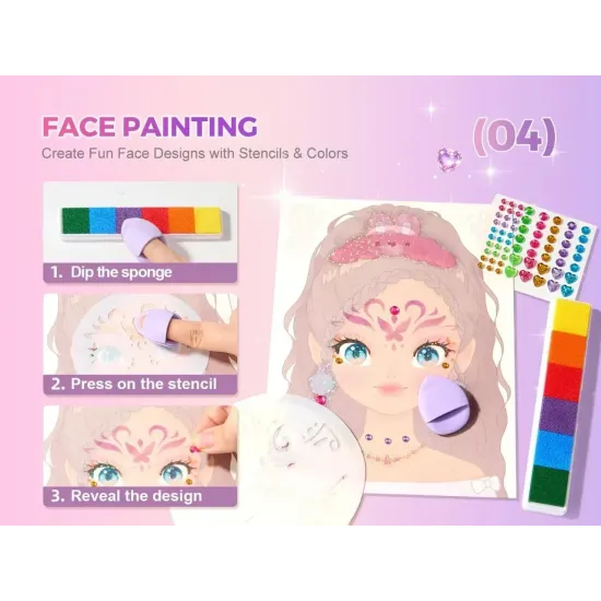 Jarmelo Kreatívna sada Fashion Girls Make-up – model JA99421