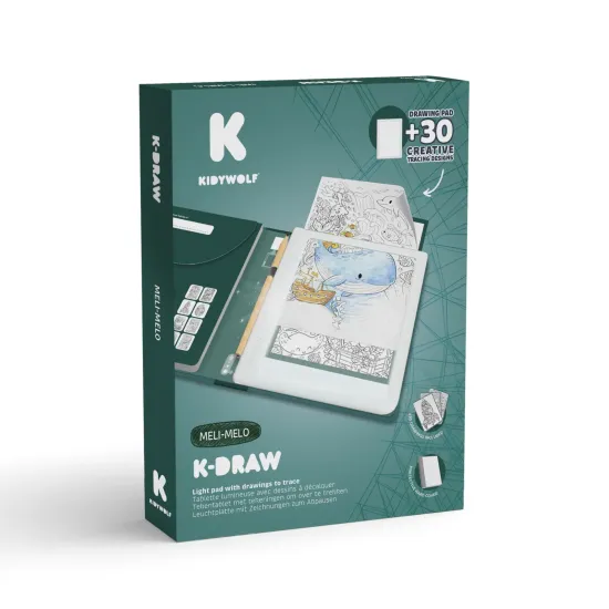 Podsvietený tablet na kreslenie Kidywolf Kidydraw Pad Meli-melo