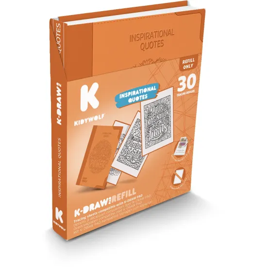 Doplnkové karty Kidywolf Refill K-Draw Pad Quote