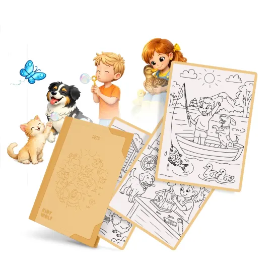 Doplnkové karty Kidywolf Refill Kidydraw Pad Pets