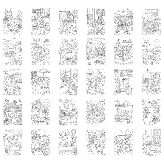Doplnkové karty Kidywolf Refill Kidydraw Pad Pets