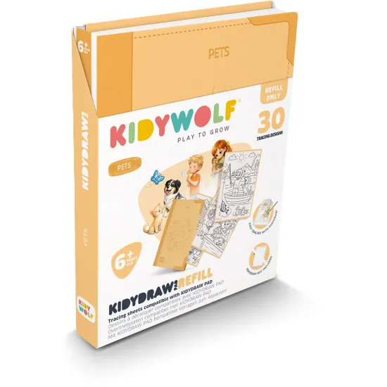 Doplnkové karty Kidywolf Refill Kidydraw Pad Pets