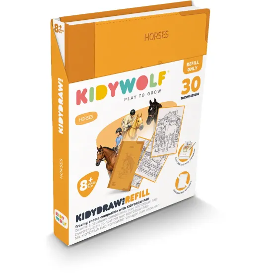 Doplnkové karty Kidywolf Refill Kidydraw Pad Horses
