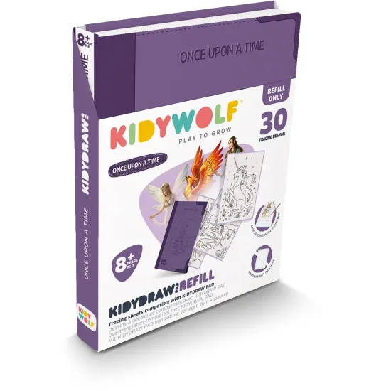 Doplnkové karty Kidywolf Refill Kidydraw Pad Once upon a time (8+)