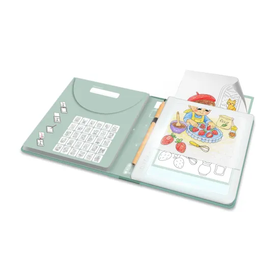 Podsvietený tablet na kreslenie Kidywolf Kidydraw Pad Food around the world Podsvietený tablet na kreslenie Kidywolf Kidydraw Pad Food around the world
