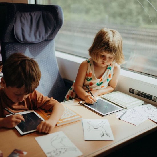 Kresliaci tablet Kidydraw mini Oceán a piráti – kreatívny svet kreslenia pre deti
