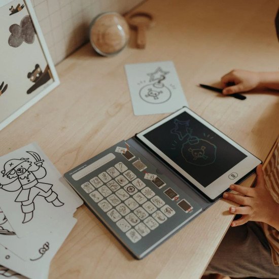 Kresliaci tablet Kidydraw mini Oceán a piráti – kreatívny svet kreslenia pre deti