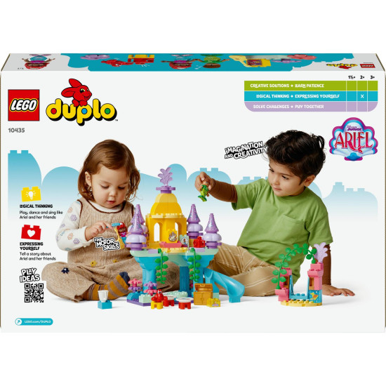 LEGO® DUPLO® Arielin podmorský palác s šmykľavkou a rotujúcim pódiom