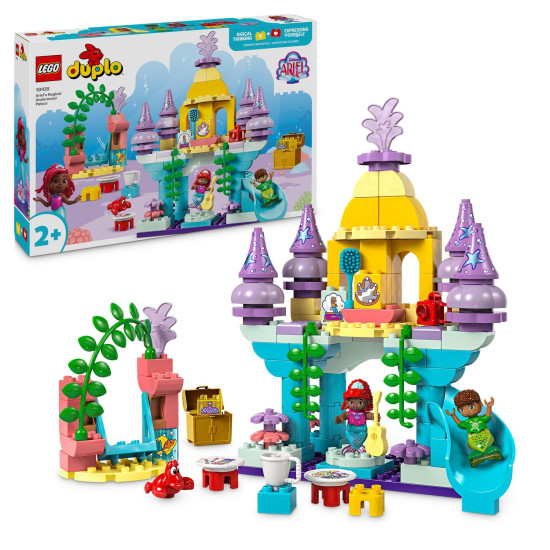 LEGO® DUPLO® Arielin podmorský palác s šmykľavkou a rotujúcim pódiom