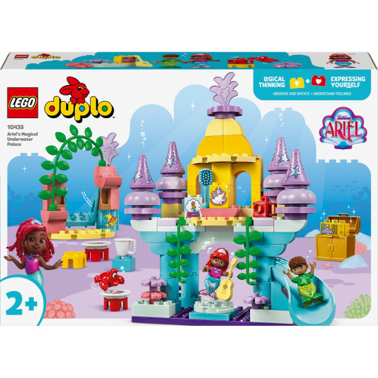 LEGO® DUPLO® Arielin podmorský palác s šmykľavkou a rotujúcim pódiom