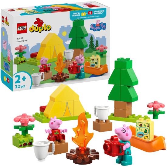 LEGO® DUPLO® Kempovačka – Dobrodružstvo s prasiatkom Peppa!