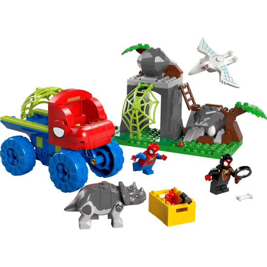 LEGO MARVEL Spideyho tím a záchrana dinosaurov s truckom