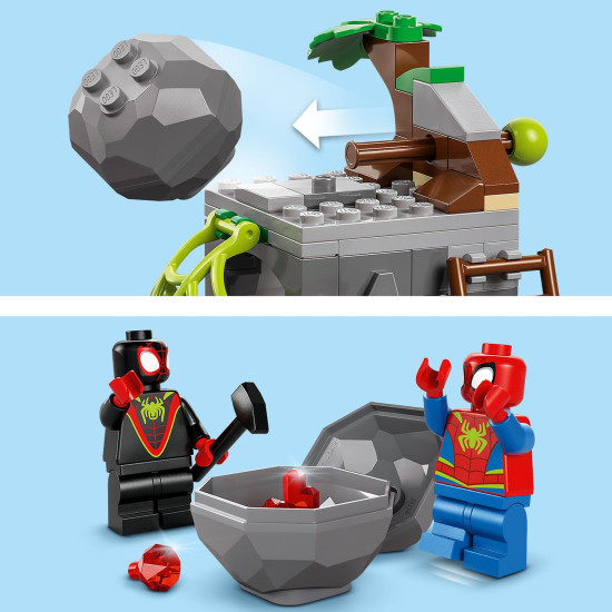 LEGO MARVEL Spideyho tím a záchrana dinosaurov s truckom