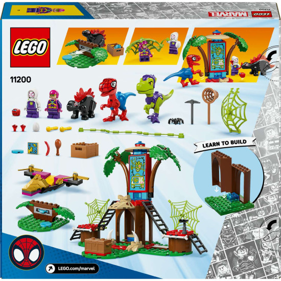 LEGO MARVEL Spidey, Gobby a bitka raptorov v základni na strome